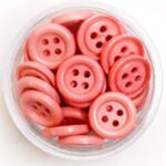 Dress It Up Button - Ballet Pink