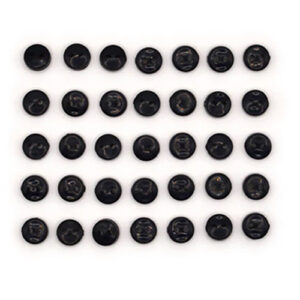 Tiny Round Black