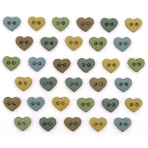 Micro Hearts Earthtones