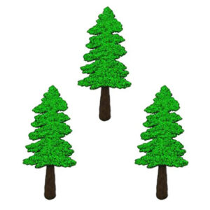 Green Glitter Tree