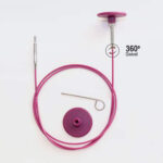 Interchangeable Cables 360 deg Swivel - 40cm