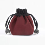 Lantern Moon Stitch Marker Pouches - Maroon