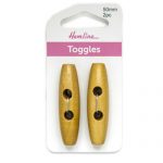 Toggles Wooden - 50mm, Light Wood