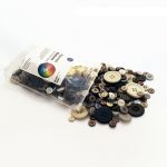 Assorted Black Buttons - 180gr