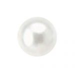 Precious Round Pearl  - Plastic - 8L, White