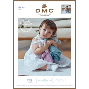 DMC Baby Cotton Comforter Blanket Toy Pattern #6758