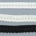 NL832 Stretch Lace - 10mm, White