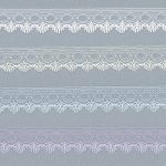 NL989 Nylon Lace - 20mm, White