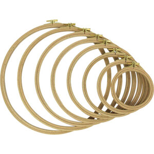 Wooden Hoops with Screws 8mm