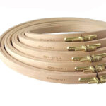 Wooden Hoops with Screws 16mm - 5”/130mm (No.2)