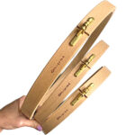 Wooden Hoops with Screws 24mm - 4”/100mm (No.1)