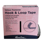 Hook & Loop Dots - Black (4)