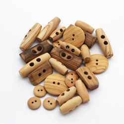 Wooden Italian Buttons