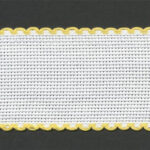 Aida Band 14ct/50mm - 5m - 12 (White/Yellow)