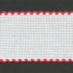 Aida Band 14ct/50mm - 5m - 19 (White/Red)