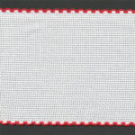 Aida Band 14ct/100mm - 5m - 19 (White/Red)