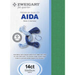Aida FQ 14ct - 6037 (Dark Green)