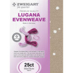 Lugana FQ 25ct - 7449 (Splash Sand)