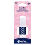 Woven Elastic - 20mm, White (3)