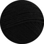 Meilenweit Sock Solids - Black (Col 106)